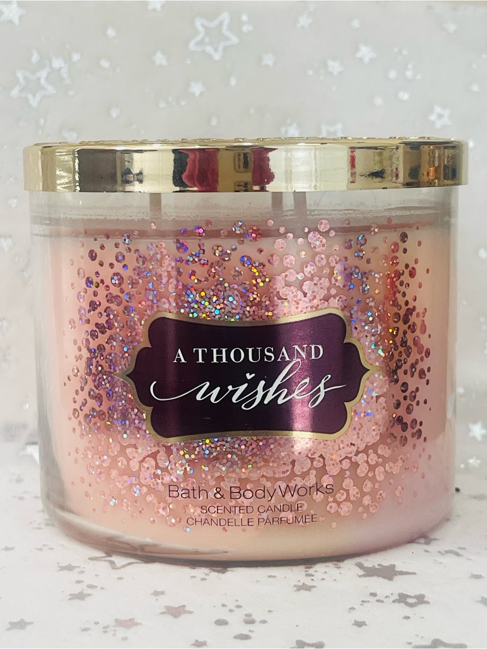 ❤️Bath & Body Works❤️A Thousand Wishes 3 Wicks Candle❤️Brand New❤️
